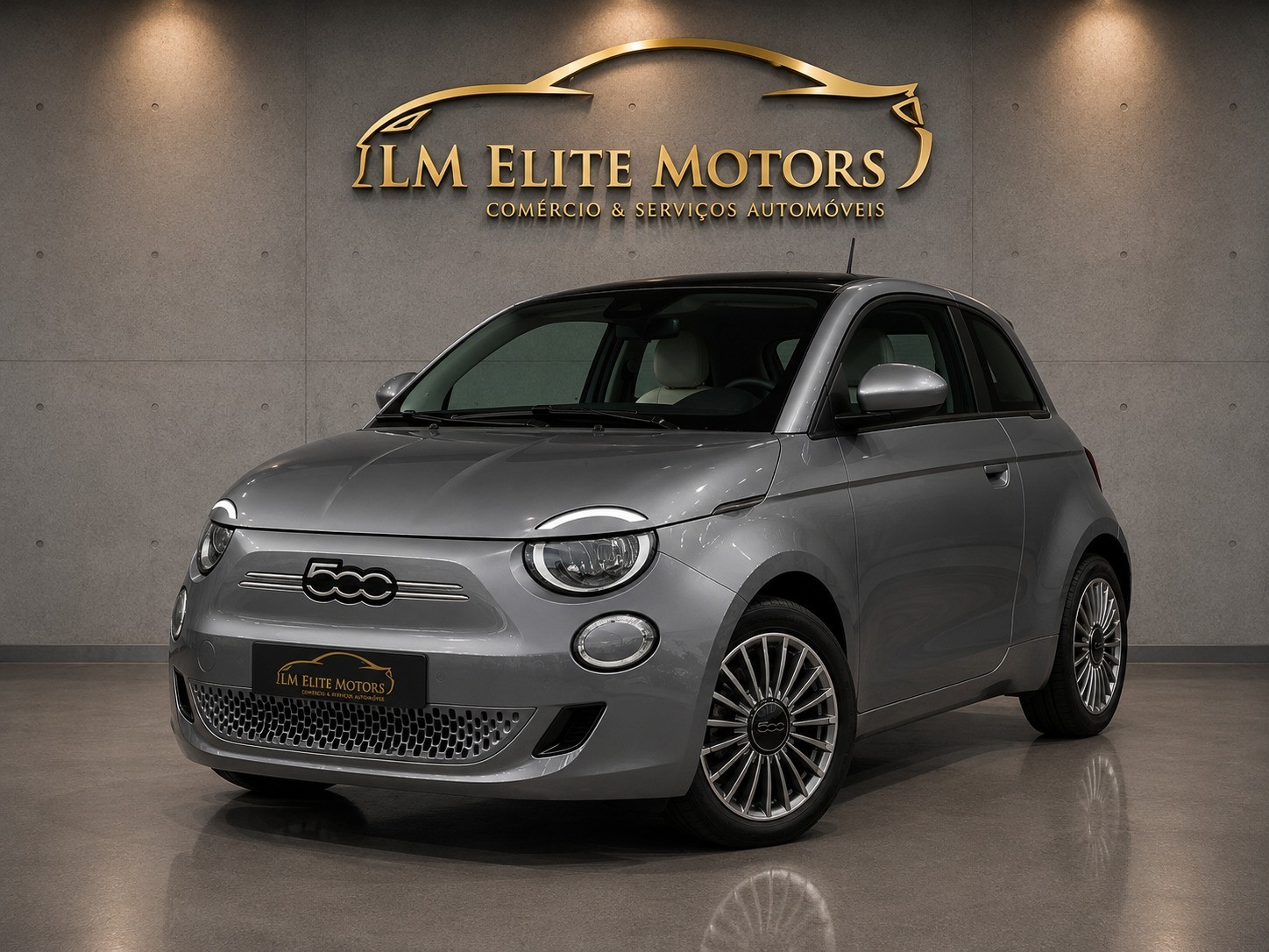 Fiat 500e interior frente
